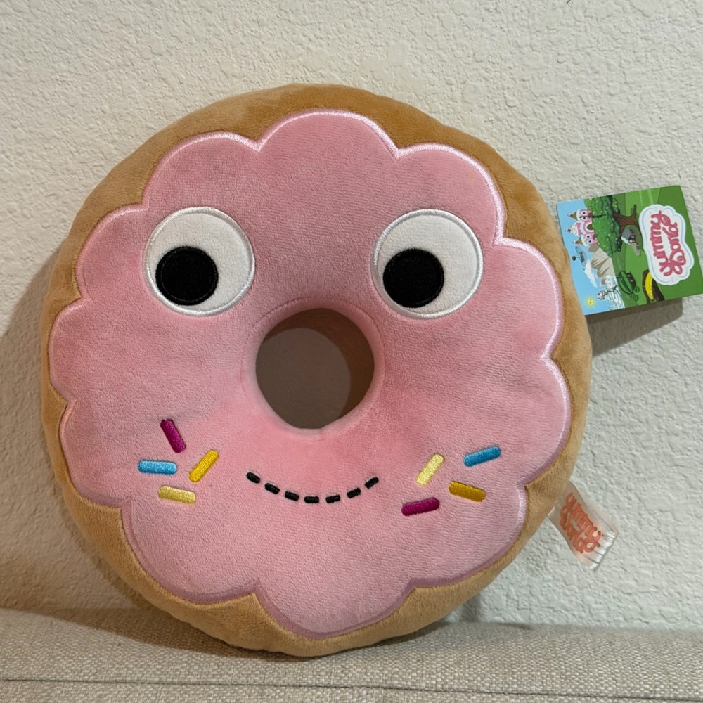 Kidrobot Yummy World Pink Donut 10 Inch Plush NWT